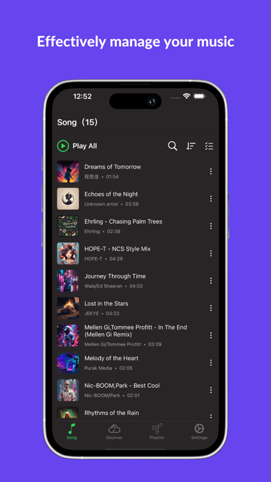 Cloud Music Offline Listening App Store screenshot